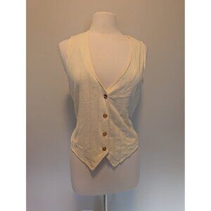 Vintage Fashion Passport Large Vest Cottagecore minimalist preppy